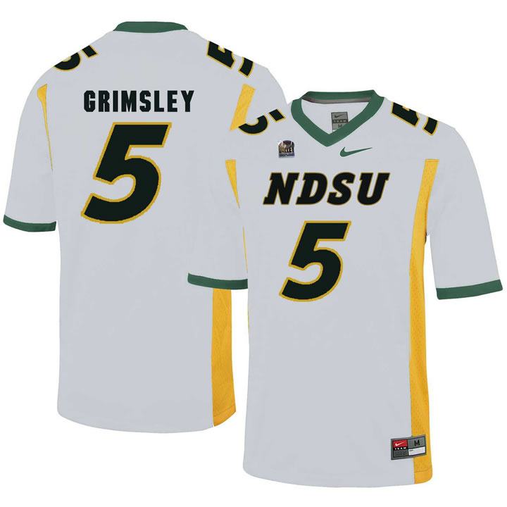 North Dakota State Bison 5 Robbie Grimsley White College Football Jersey Dzhi,We sell and wholesale North Dakota State Bison 5 Robbie Grimsley White College Football Jersey Dzhi on line form chian!